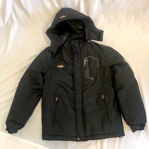 Wantdo Men's Waterproof Ski Jacket/Windproof Rain Jacket - Black, Small, NWOT